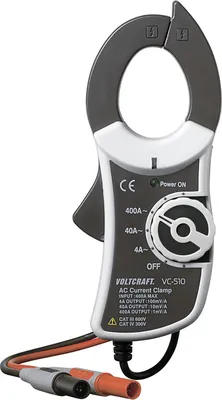 Zdjęcie produktu dla Voltcraft® VC-510 Stromzangen-Adapter 400 A AC, Bis 30 mm (VC-510)
