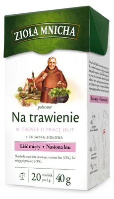 Zdjęcie produktu dla Zioła Mnicha na trawienie 20tb/40g