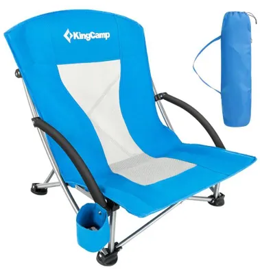 Zdjęcie produktu dla Krzesło Plażowe King Camp Lilac C10 KC3841 niebieskie