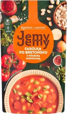 Obrázek produktu pro Jídlo fazole po bretaňsku s vepřovou klobásou JemyJemy 400 g