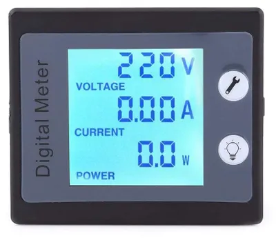 Obrázok produktu pre LCD displej, digitálny merač napätia, prúdu a energie, AC, 80-260V, 100A