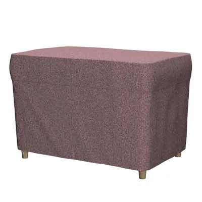 Produktbild von Dekoria Bezug für Fußhocker Strandmon, schwarz--rosa,
