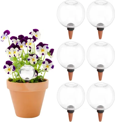 Produktbild von 6 Bewässerungskugeln, 500 ml Wasserkugeln für Pflanzen, Selbstbewässerung, automatische Bewässerungskugel, Pflanzenbewässerung, Wasserspender