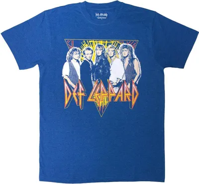 Produktbild von Def Leppard - T-Shirt für Herren/Damen Uni RO14766 (XXL) (Blau)
