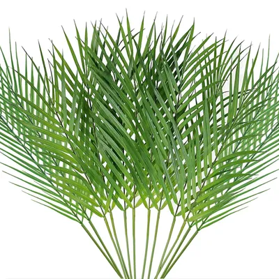 12 künstliche Areca Palmblätter, 68 cm, tropische Dekoration
