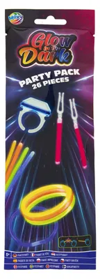 Immagine prodotto di Set di bastoncini luminosi per feste con connettori - Confezione party 26 pezzi