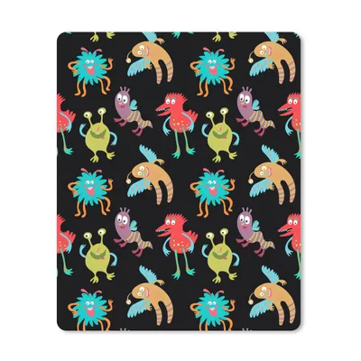 Produktbild von MuchoWow® Mauspad Mousepad Design - Monster - Kinder - Farbe 19x23 cm - Mousepads - Maus Mat - Pad - Mausunterlage - Mauspads - Spielen