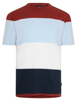 Produktbild von Boss - "Tiburt 444" T-Shirt für Herren, Regulär GT20551 (XL) (Bunt)