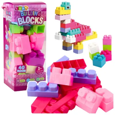Produktbild von Lean Bricks In A Box Large Construction Set Coloured 40Ele.