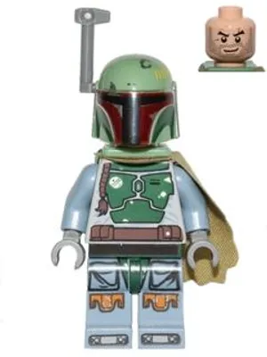 Immagine prodotto di LEGO Minifigura Boba Fett - Testa con barba incolta – Star Wars (sw0396) – nuova
