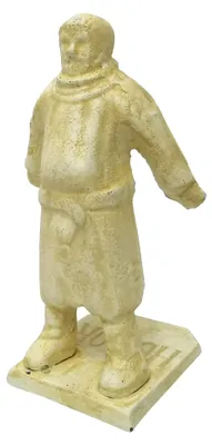 Türstopper aus Gusseisen, Beige, 1 Stück, 13,5 cm hoch