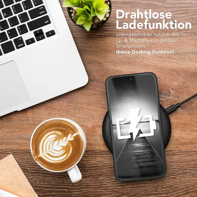Produktbild von EAZY CASE Clear Hybrid Bumper Hülle für Samsung Galaxy S24, Handyhülle stoßfest mit Kameraschutz, Handycase dünn in Schwarz