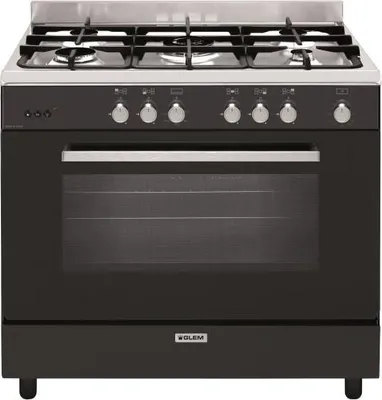 Immagine prodotto di Piano cottura a gas 109l 5 fuochi nero Glem GE960CMBK2