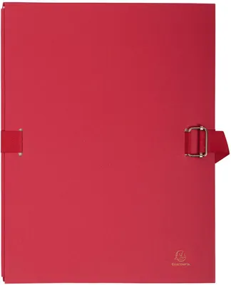 Produktbild von EXACOMPTA Dokumentenmappe DIN A4 Karton rot