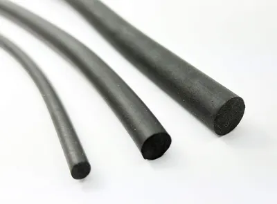 Produktbild von Rundschnur Moosgummi 5m Dichtung Gummi Rundschnüre Schwarz Fugenschnur EPDM (10mm)