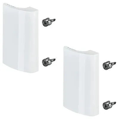 Zdjęcie produktu dla 2 uchwyty do drzwi balkonowych seja aluminium 82 x 52 x 20 mm | biały