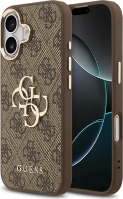 Zdjęcie produktu dla Etui Do Iphone 17 Guess Classic Oryginalne Brązowy Modny Pokrowiec Case