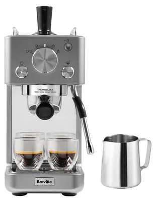 Produktbild von Breville Barista-Espressomaschine „Slimline“ | integrierter Milchaufschäumer | k