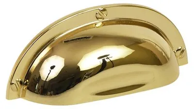 Produktbild von Schaffner MUSZLA GOLD Möbelgriff 64 mm Hochglanz gold