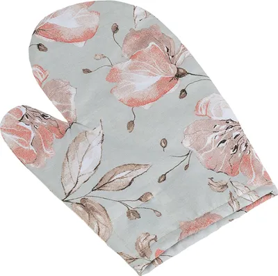 Obrázek produktu pro Kuchyňská chňapka - 28x18 cm - Lososová,Šedá