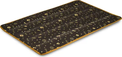 Produktbild von Hundebettmatte 50x70 cm wasserdicht goldene Knochen