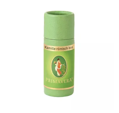 Produktbild von PRIMAVERA Kamille römisch bio 100% naturreines Ätherisches Öl, 1 ml ätherisches Öl