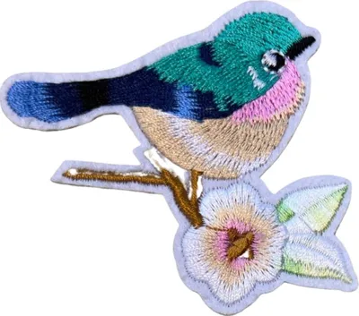 Produktbild von Vogel kleine Meise Eisen auf Emblem Patch