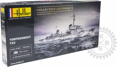 Image de Heller Torpedoboot T-23 à l'échelle 1:400, 81011