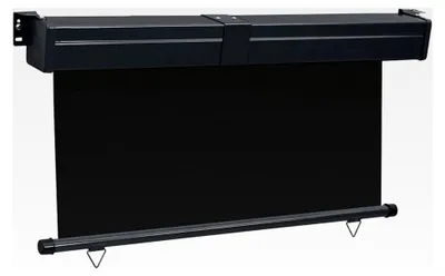 Produktbild von Balkon-Seitenmarkise 145x250 cm Schwarz, Markise für Balkon und Terrasse
