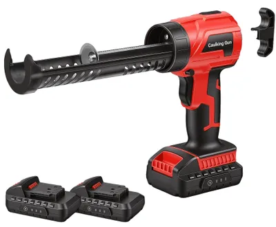 Immagine prodotto di Pistola per colla a caldo, regolazione a 4 velocità, batteria ricaricabile, 2 batterie