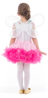 Immagine prodotto di Piccole avventure deluxe ali bianche fata costume accessori per bambini
