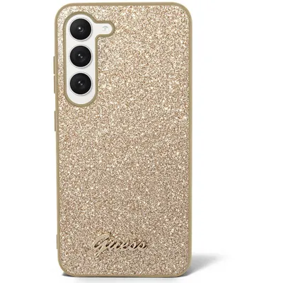 Obrázek produktu pro Guess GUHCS24MHGGSHD Samsung Galaxy S24+ Plus hardcase Glitter Script gold