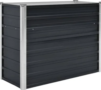 Obrázok produktu pre vidaXL Záhradný zvýšený záhon antracit 100 x 40 x 77 cm Pozinkovaná oceľ