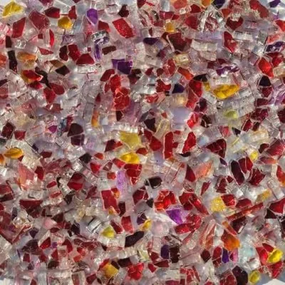 Productafbeelding van Kristalglas Mozaïektegels 100 g Gemengde Kleuren