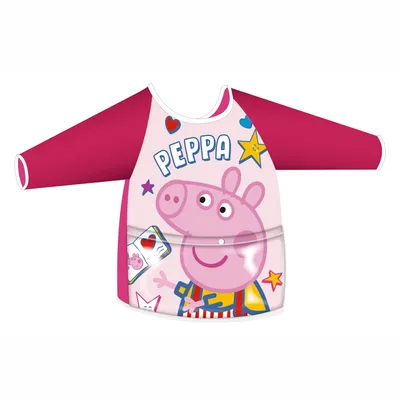 Produktbild von Peppa Pig Pp15300 Lätzchen Mit Ärmeln Rosa  Rosa One Size
