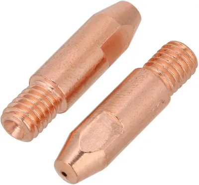 Imagen del producto de Boquilla de cobre para soldadura MIG/MAG, 1,2 mm, rosca M6, paquete de 20 unidades