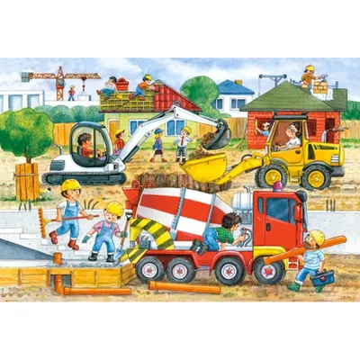 Immagine prodotto di Puzzle 40 pezzi MAXI Cantiere 040018