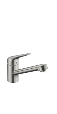 Produktbild von Hansgrohe Focus M42 Armatur Wasserhahn Einhebel-Küchenmischer 100, 1jet Edelstahl Finish - inkl.