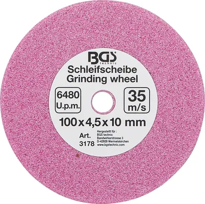 Immagine prodotto di BGS Disco abrasivo per articolo 3180 Ø 100 x 4,5 x 10 mm - 3178