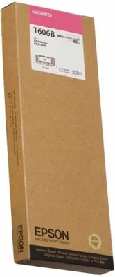 Obrázek produktu pro Epson Inkoustová Magenta T606B00 220 ml, Purpurová, Inkoust na pigmentové bázi, 220 ml, 1 kusů