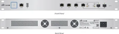 Produktbild von Ubiquiti USG-PRO-4, 2048 MB, 10,100,1000 Mbit/s, 484 mm, 164 mm, 44 mm, 2,3 kg