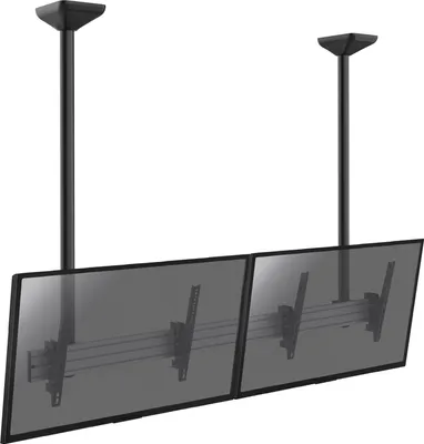 Image de Support plafond menu board 2 écrans 45''-55'' - Hauteur 150cm
