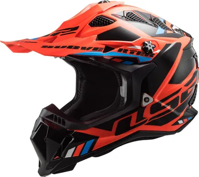 Produktbild von LS2 MX700 Subverter Evo II Stomp Motocross Helm, schwarz/neon-orange, 2XL (63/64)