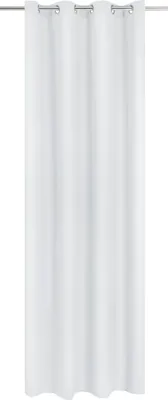 Obrázek produktu pro Matné záclony 145x250 cm záclonové průchodky - bílé
