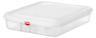 Obrázok produktu pre GN 1/2 nádoba, polypropylén, GN 1/2, 4 l, priehľadná, 325 x 265 x (V) 65 mm, obdĺžniková