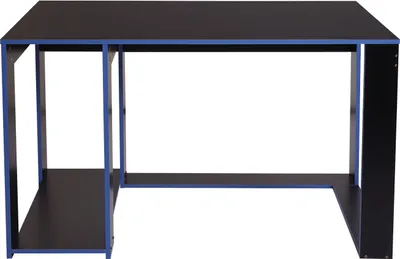 Obrázek produktu pro Psací stůl HWC-J26, počítačový stůl kancelářský stůl, 120x60x76cm  černo-modrý