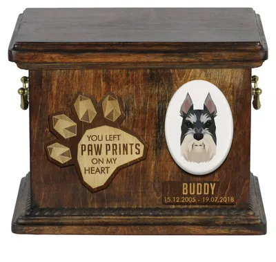 Imagen del producto de Art-Dog Urna funeraria para mascotas – Schnauzer I