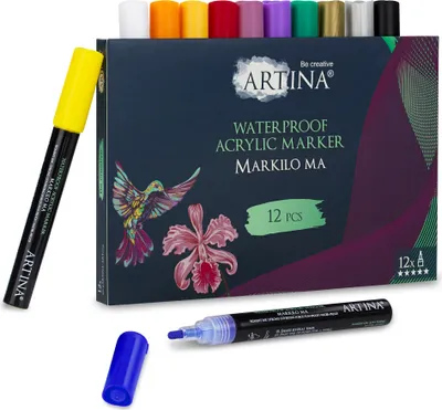 Produktbild von Sada akrylových popisovačů Artina Markilo Ma
