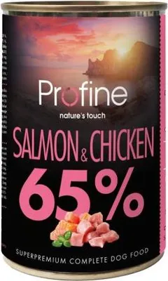Zdjęcie produktu dla 65% łosoś/czosnek 400g Profine - Malanico