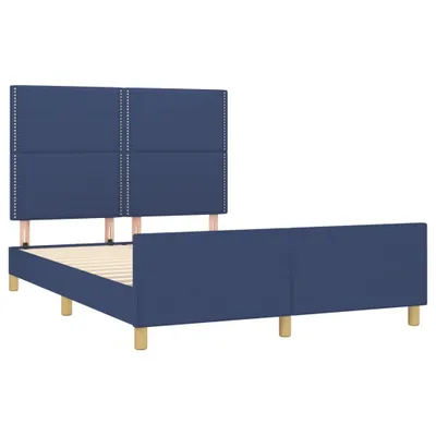 Obrázek produktu pro vidaXL Rám postele bez matrace modrý 140x200 cm látka